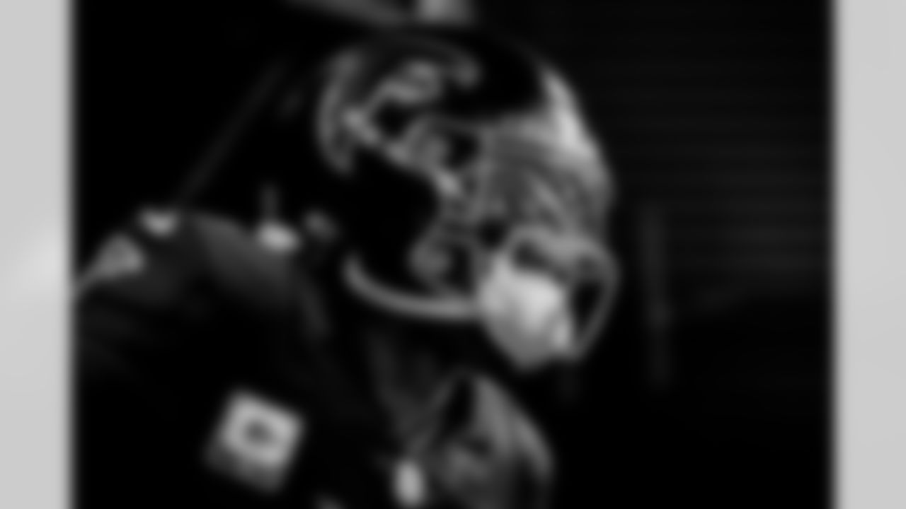 Atlanta Falcons quarterback Michael Penix Jr. #9 walks out of the tunnel for warm ups before the Week 11 Game against the Carolina Panthers at Mercedes-Benz Stadium in Atlanta, Georgia on Sunday, November 16, 2025. (Photo by AJ Reynolds/Atlanta Falcons)