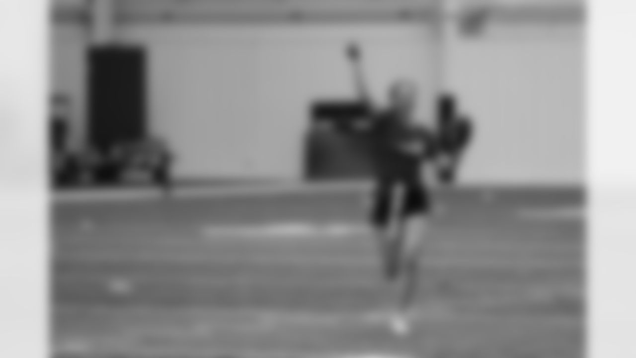 Scenes from the Atlanta Falcons Girls Flag Clinic at the Atlanta Falcons Training Facility in Flowery Branch, Ga. on Tuesday, February 17, 2026. (Photo by Kathryn Skeean/Atlanta Falcons)