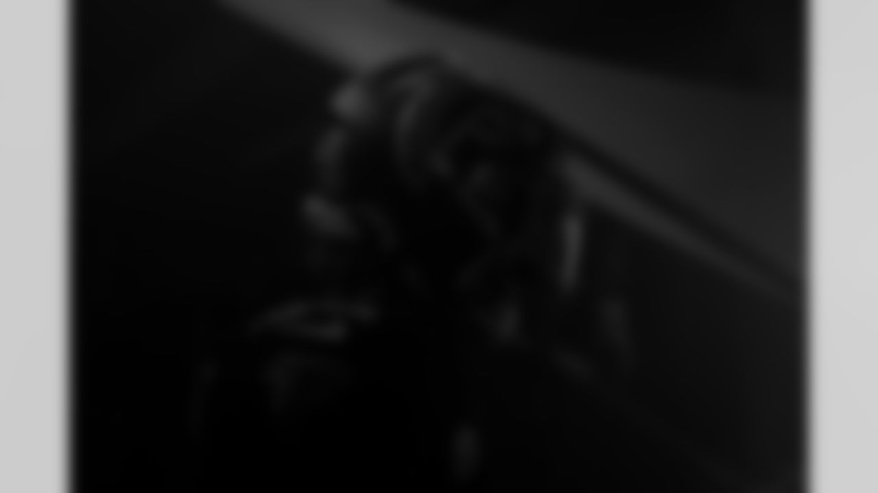 during the Week 1 Game against the Tampa Bay Buccaneers at Mercedes-Benz Stadium in Atlanta, Georgia on Sunday, September 7, 2025. (Photo by Brandon Magnus/Atlanta Falcons)