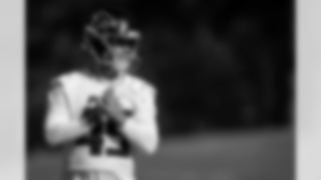 Atlanta Falcons kicker Zane Gonzalez #45 during practice at Atlanta Falcons Training Facility in Flowery Branch, Georgia, on Wednesday, November 5, 2025. (Photo by Jay Bendlin/Atlanta Falcons)