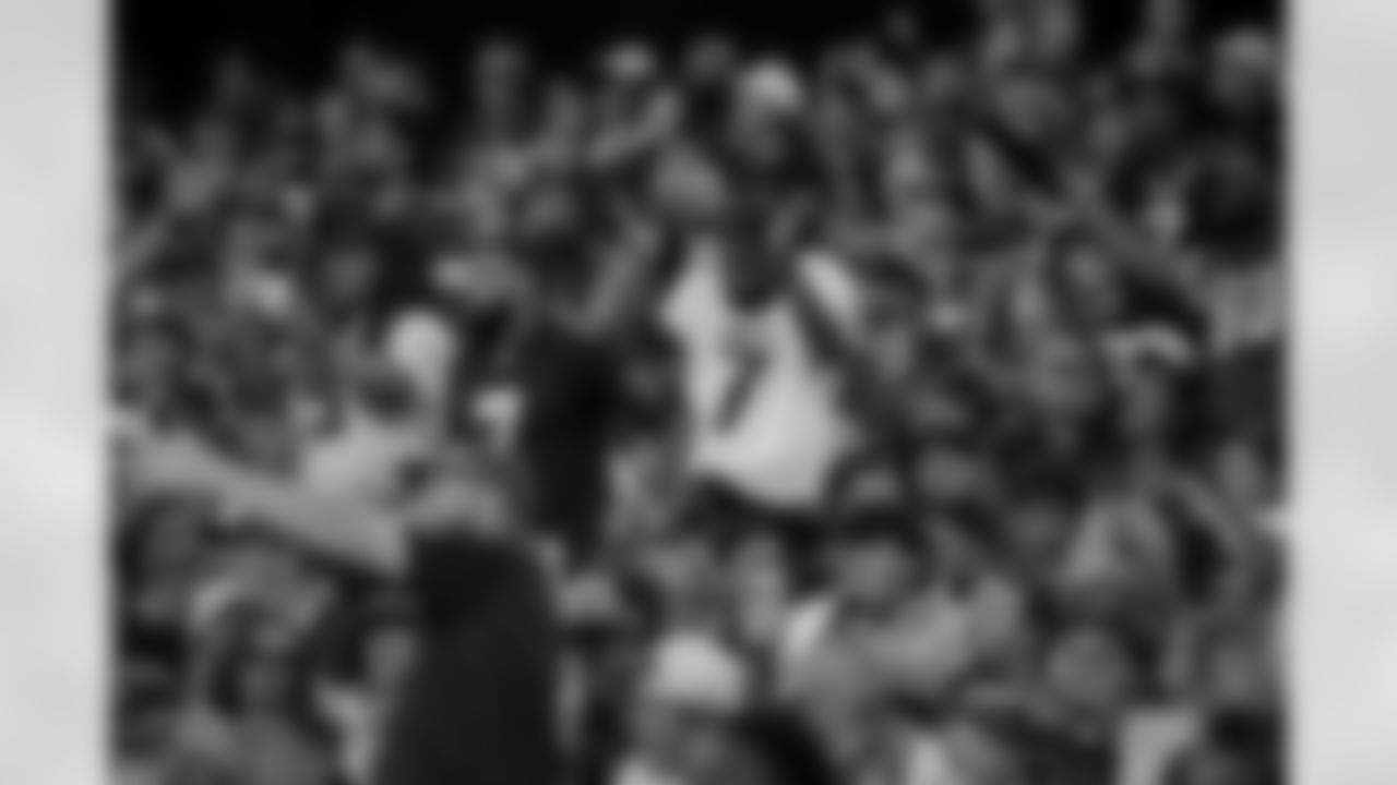 Atlanta Falcons fans react during the Week 7 Game against the San Francisco 49ers at Levi's Stadium in Santa Clara, California on Sunday, October 19, 2025. (Photo by Jay Bendlin/Atlanta Falcons)