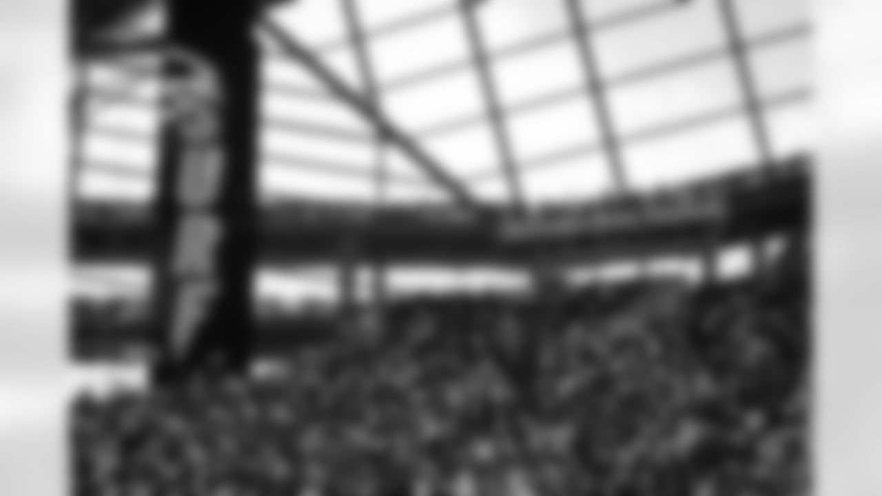 General view of fans during the Week 4 Game against the Washington Commanders at Mercedes-Benz Stadium in Atlanta, Georgia on Sunday, September 28, 2025. (Photo by Brandon Magnus/Atlanta Falcons)