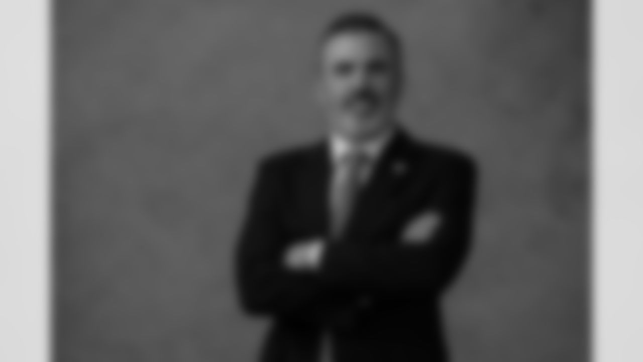 Portraits of Atlanta Falcons Head Coach Kevin Stefanski at the Atlanta Falcons Training Facility in Flowery Branch, Ga. on Wednesday, January 28, 2026. (Photo by Taylor McLaughlin/Atlanta Falcons)