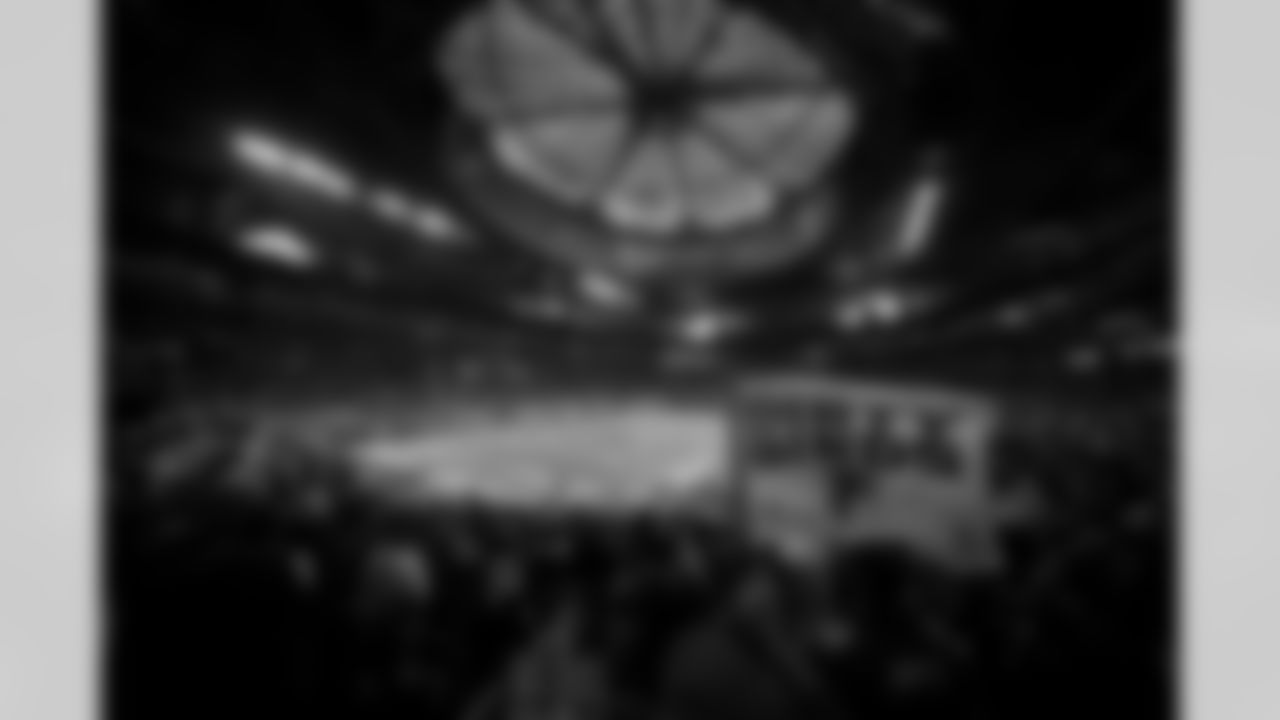 Mercedes-Benz Stadium after Atlanta Falcons kicker Zane Gonzalez #45 kicks a field goal during the Week 18 Game against the New Orleans Saints at Mercedes-Benz Stadium in Atlanta, Georgia on Sunday, January 4, 2026. (Photo by Steven Burroughs/Atlanta Falcons)