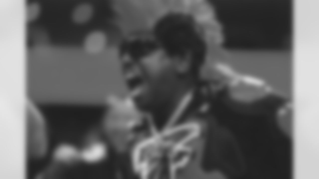 Fans during the Week 6 Game against the Buffalo Bills at Mercedes-Benz Stadium in Atlanta, Ga. on Monday, October 13, 2025. (Photo by Brandon Magnus/Atlanta Falcons)