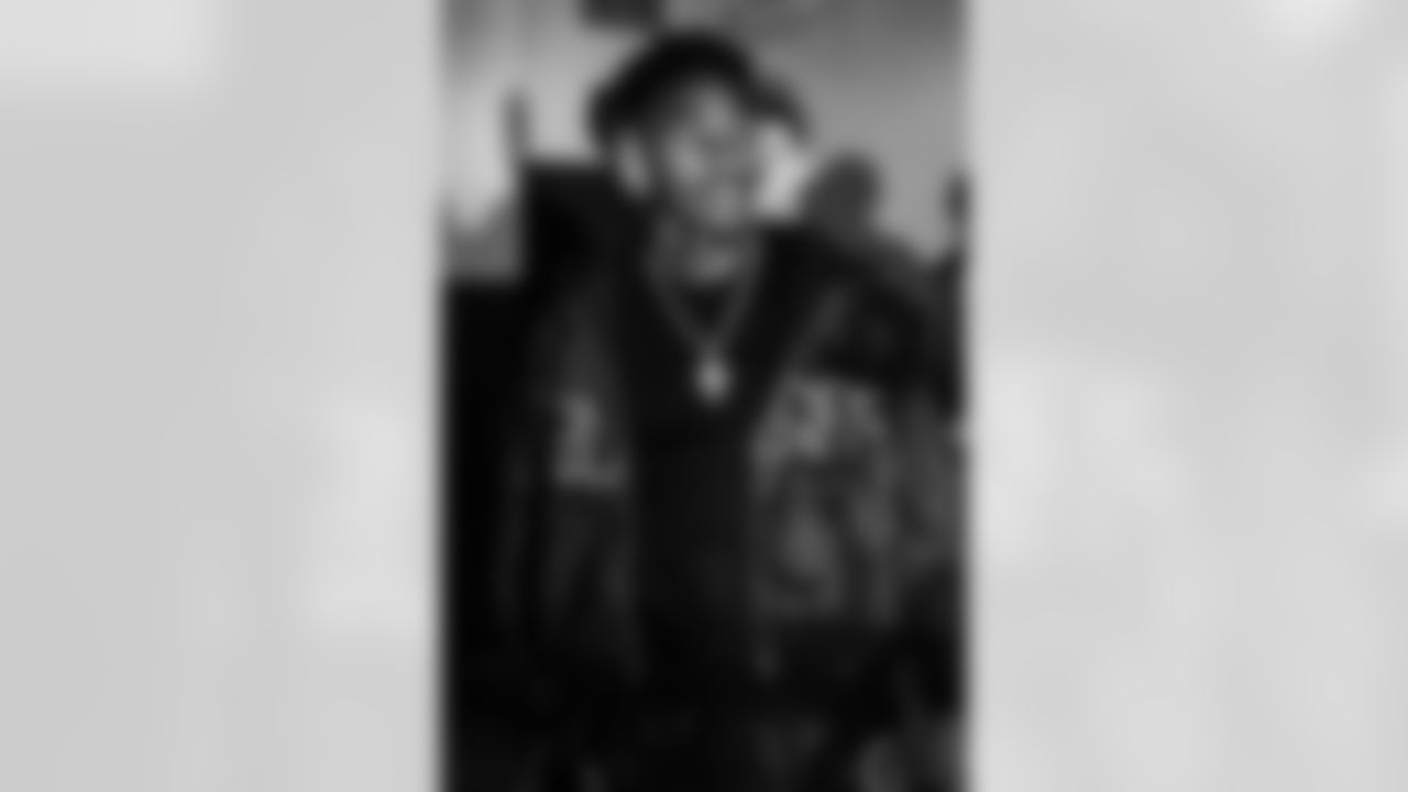 XXXXX arrives before the Week 12 Game against the New Orleans Saints at Caesars Superdome in New Orleans, Louisiana on Sunday, November 23, 2025. (Photo by Taylor McLaughlin/Atlanta Falcons)