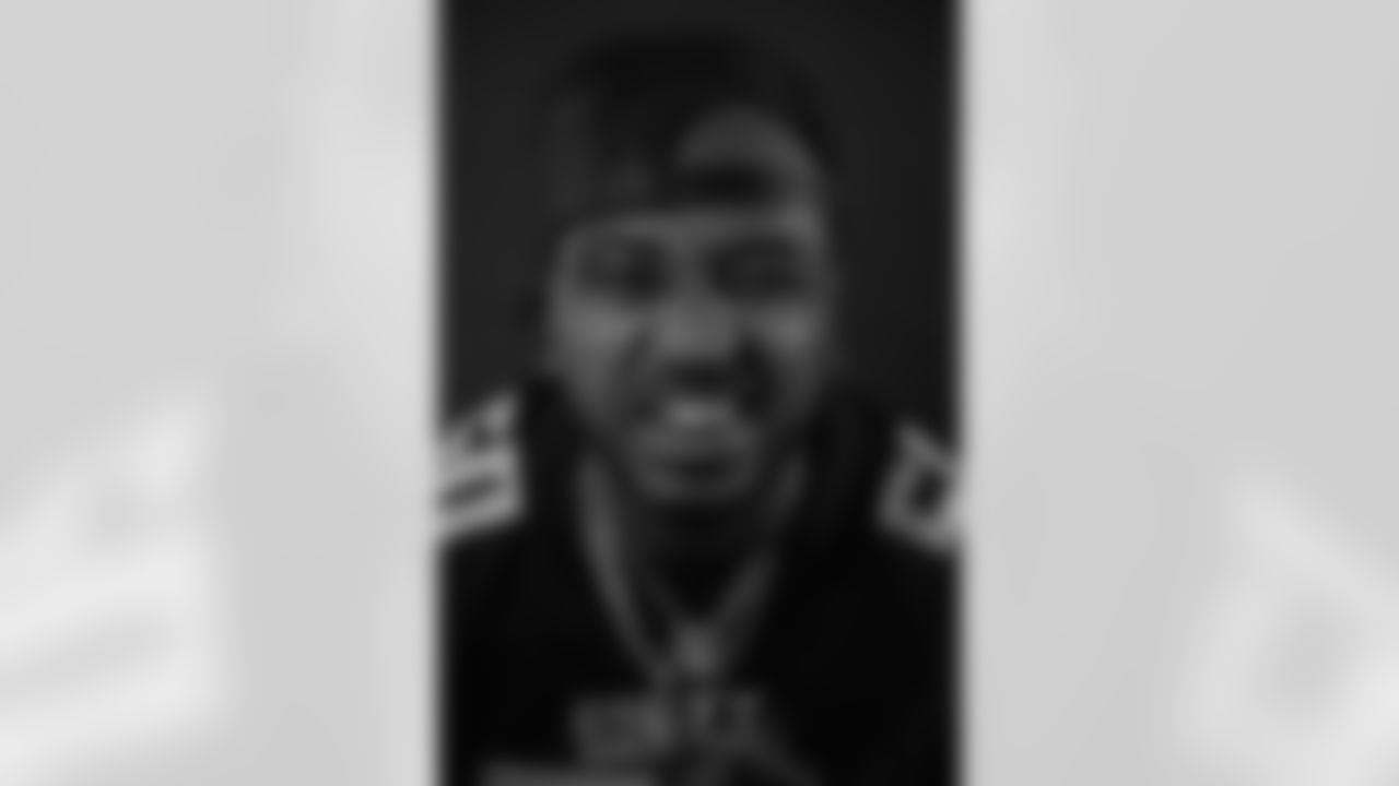 Don P poses for a portrait before the game against the New Orleans Saints at Mercedes-Benz Stadium in Atlanta, Ga. on Sunday, November 26, 2023. (Photo by Brandon Magnus/Atlanta Falcons)