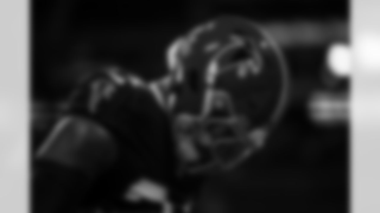 Atlanta Falcons safety Jammie Robinson #34 before the Week 17 Game against the Los Angeles Rams at Mercedes-Benz Stadium in Atlanta, Georgia on Monday, December 29, 2025. (Photo by AJ Reynolds/Atlanta Falcons)