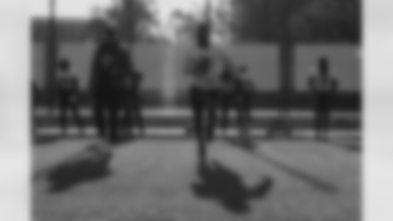 Atlanta Falcons running back Bijan Robinson #7 during practice at the FC Union Berlin Training Facility in Berlin, Germany on Friday, November 7, 2025. (Photo by Taylor McLaughlin/Atlanta Falcons)