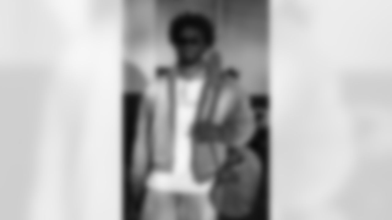 Atlanta Falcons edge rusher Jalon Walker #11 arrives before the Week 12 Game against the New Orleans Saints at Caesars Superdome in New Orleans, Louisiana on Sunday, November 23, 2025. (Photo by Taylor McLaughlin/Atlanta Falcons)