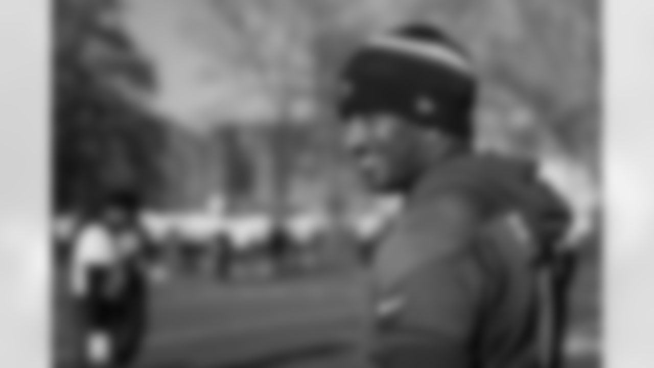 Atlanta Falcons quarterback Michael Penix Jr. #9 during practice at the FC Union Berlin Training Facility in Berlin, Germany on Friday, November 7, 2025. (Photo by Brandon Magnus/Atlanta Falcons)