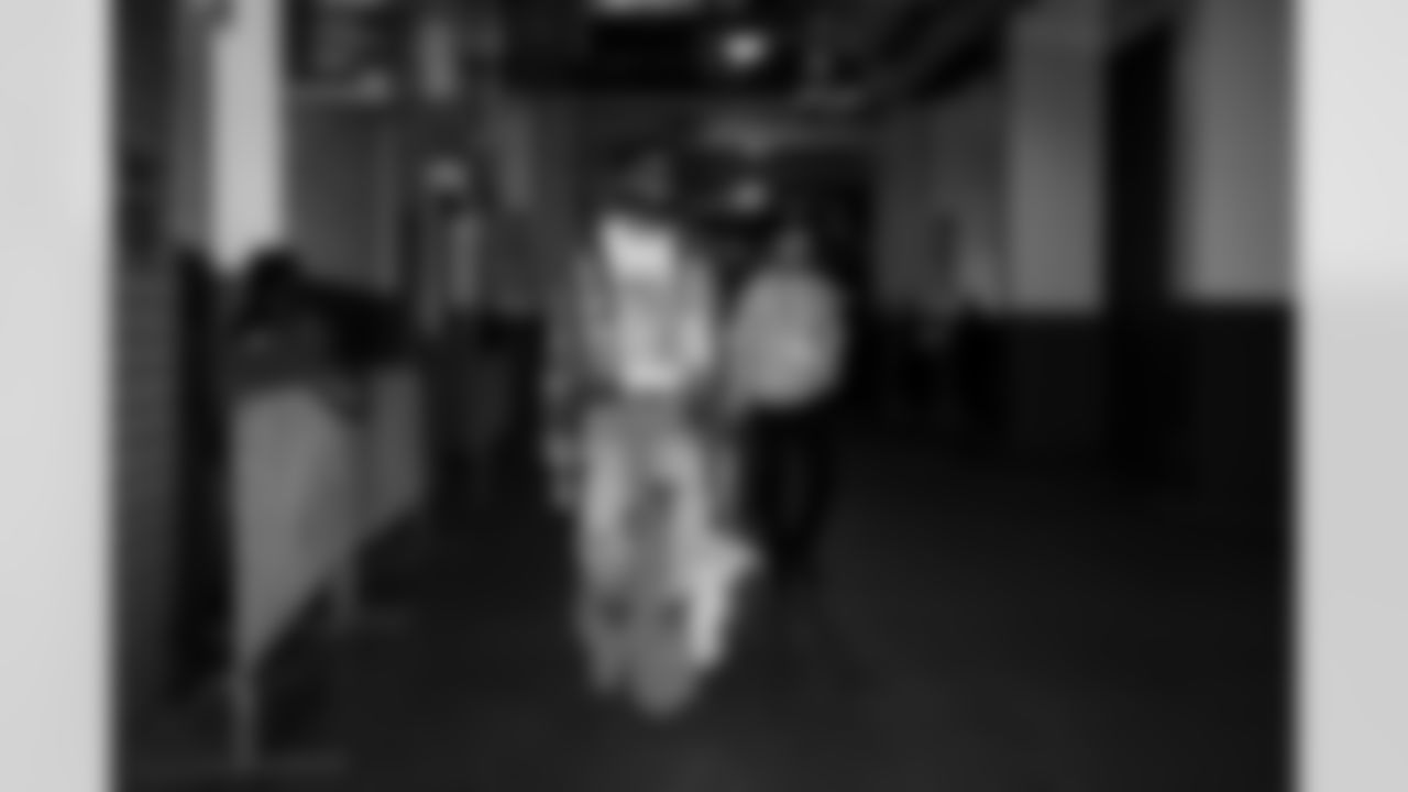 XXXXX arrives before the Week 12 Game against the New Orleans Saints at Caesars Superdome in New Orleans, Louisiana on Sunday, November 23, 2025. (Photo by Jay Bendlin/Atlanta Falcons)