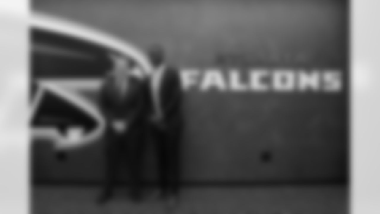 Photos of Atlanta Falcons general manager Terry Fontenot and his team before the 2025 NFL Draft at the Atlanta Falcons Training Facility in Flowery Branch, Ga. on Thursday, April 24, 2025. (Jay Bendlin/Atlanta Falcons)