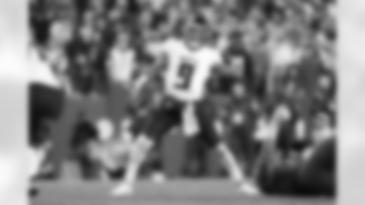 Atlanta Falcons quarterback Michael Penix Jr. #9 throws a pass during the fourth quarter of the Week 17 Game against the Washington Commanders at Commanders Field in Greater Landover, Maryland on Sunday, December 29, 2024. (Photo by Jay Bendlin/Atlanta Falcons)