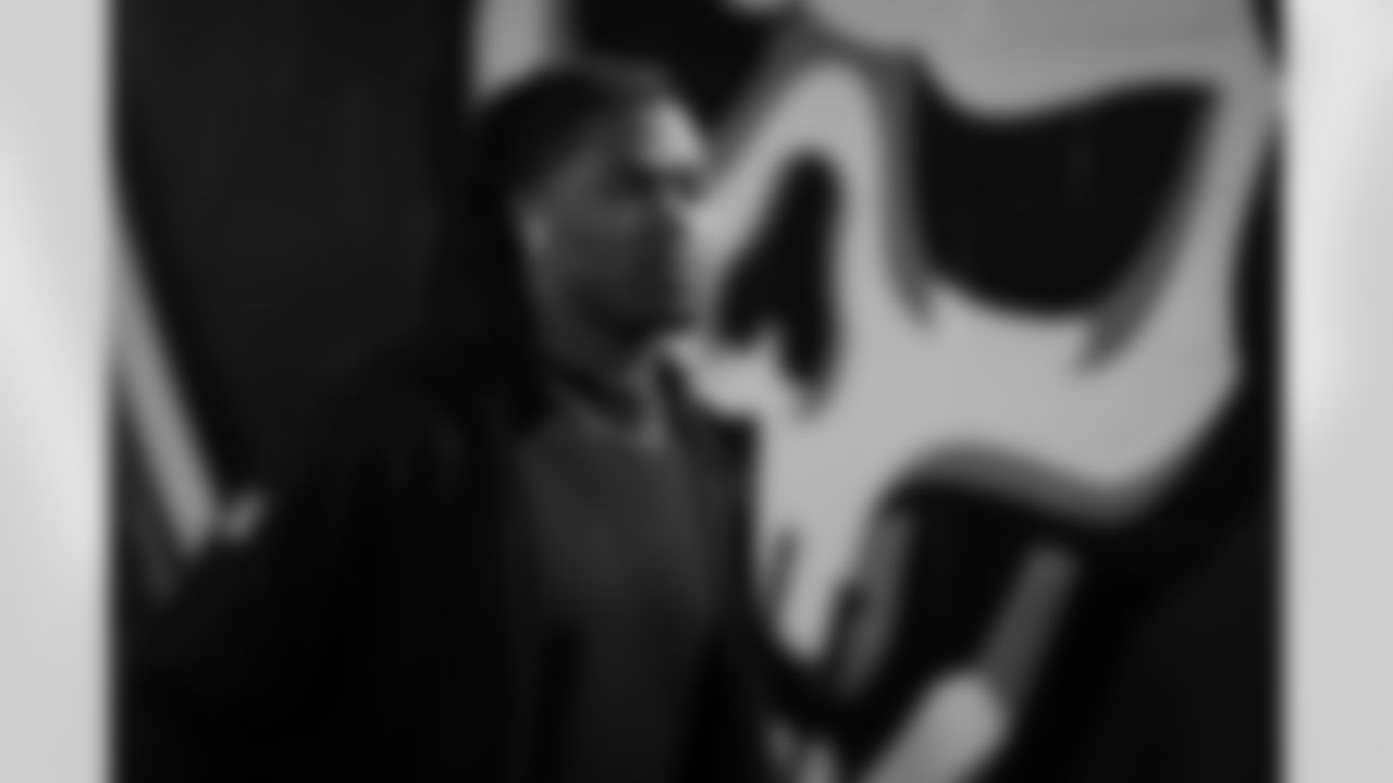 Atlanta Falcons wide receiver K.J. Osborn #88 arrives during the Week 15 Game against the Tampa Bay Buccaneers at Raymond James Stadium in Tampa, Florida on Thursday, December 11, 2025. (Photo by Taylor McLaughlin/Atlanta Falcons)