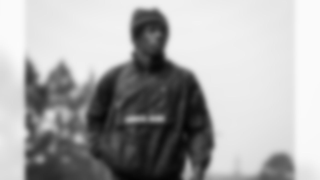 Atlanta Falcons cornerback Cobee Bryant #37 arrives before the Week 14 Game against the Seattle Seahawks at Mercedes-Benz Stadium in Atlanta, Georgia on Sunday, December 7, 2025. (Photo by Taylor McLaughlin/Atlanta Falcons)