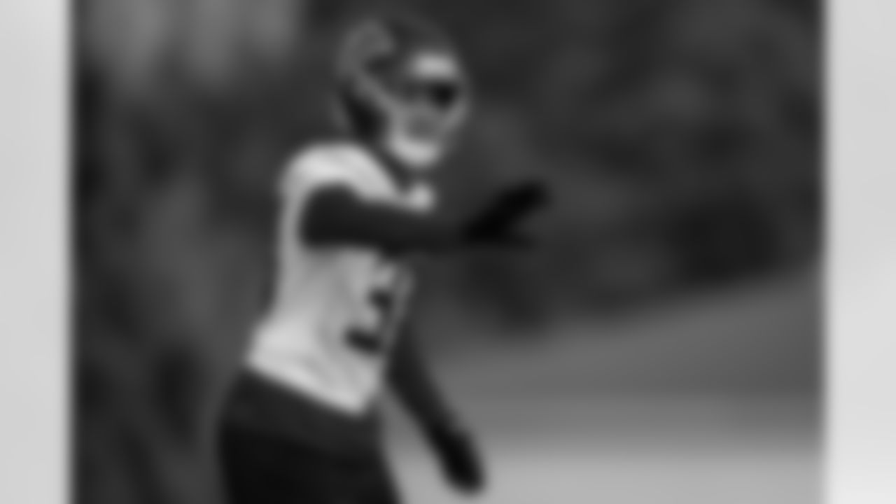 Atlanta Falcons safety Xavier Watts #31 during practice at Atlanta Falcons Training Facility in Flowery Branch, Georgia, on Wednesday, December 17, 2025. (Photo by Jay Bendlin/Atlanta Falcons)