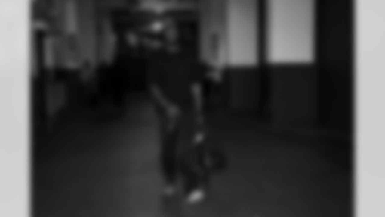 XXXXX arrives before the Week 12 Game against the New Orleans Saints at Caesars Superdome in New Orleans, Louisiana on Sunday, November 23, 2025. (Photo by Jay Bendlin/Atlanta Falcons)