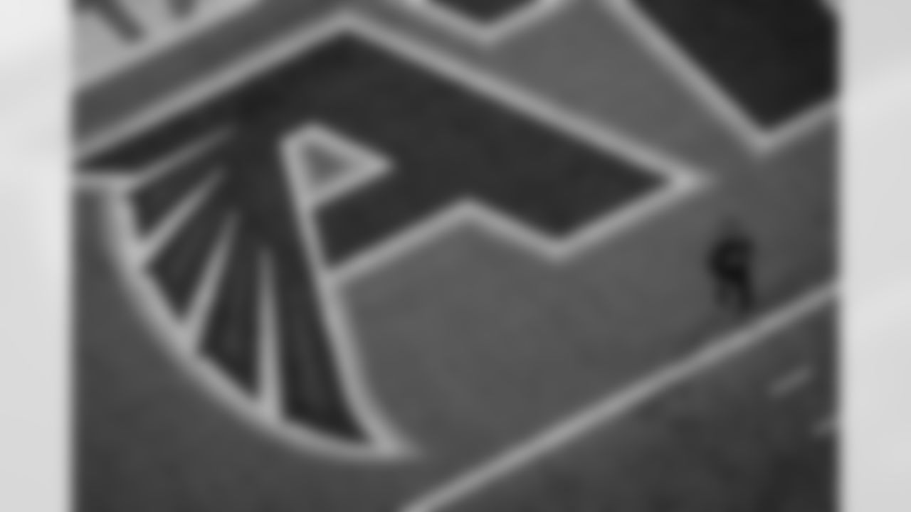 Atlanta Falcons safety Xavier Watts #31 looks on during the first half of the Week 8 Game against the Miami Dolphins at Mercedes-Benz Stadium in Atlanta, Georgia on Sunday, October 26, 2025. (Photo by Mitch Martin/Atlanta Falcons)