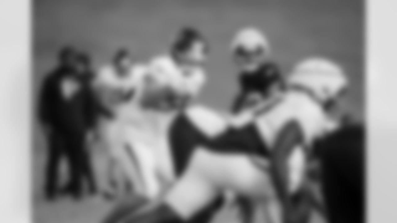 Atlanta Falcons inside linebacker Kaden Elliss #55 during practice at Atlanta Falcons Training Facility in Flowery Branch, Georgia, on Thursday, November 13, 2025. (Photo by Taylor McLaughlin/Atlanta Falcons)