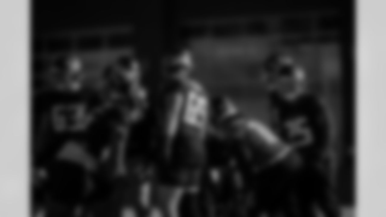 Atlanta Falcons quarterback Kirk Cousins #18 during practice at Atlanta Falcons Training Facility in Flowery Branch, Georgia, on Thursday, January 1, 2026. (Photo by Taylor McLaughlin/Atlanta Falcons)