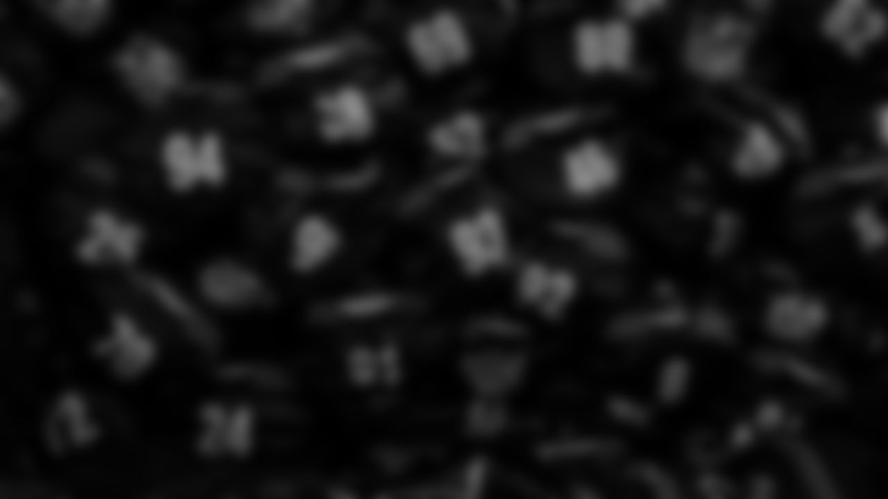 Equipment staged during practice at the FC Union Berlin Training Facility in Berlin, Germany on Friday, November 7, 2025. (Photo by Jay Bendlin/Atlanta Falcons)