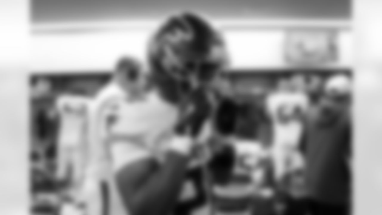 XXXXX before the Week 12 Game against the New Orleans Saints at Caesars Superdome in New Orleans, Louisiana on Sunday, November 23, 2025. (Photo by Jay Bendlin/Atlanta Falcons)