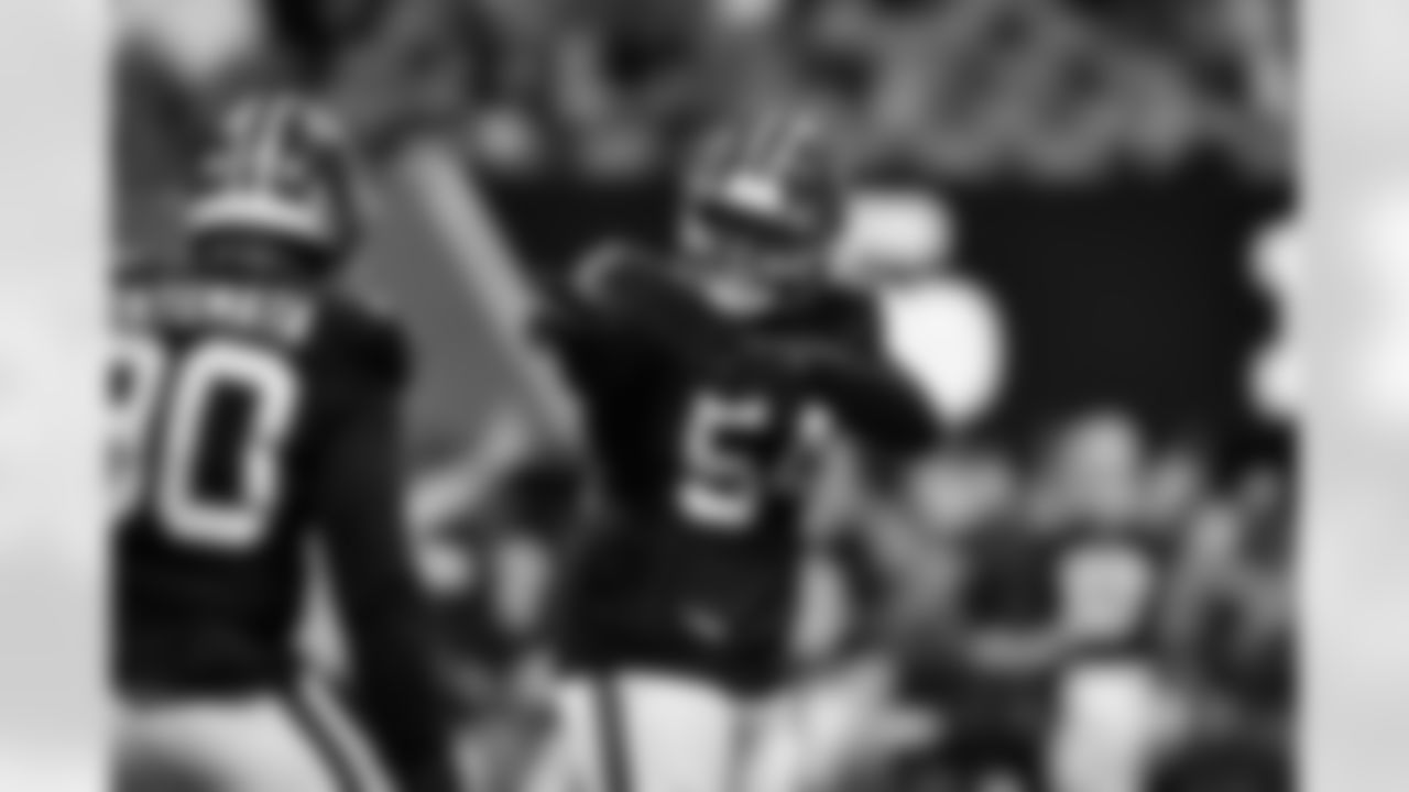 Atlanta Falcons defensive tackle Brandon Dorlus #54 celebrates after making a sack during the Week 17 Game against the Los Angeles Rams at Mercedes-Benz Stadium in Atlanta, Georgia on Monday, December 29, 2025. (Photo by AJ Reynolds/Atlanta Falcons)