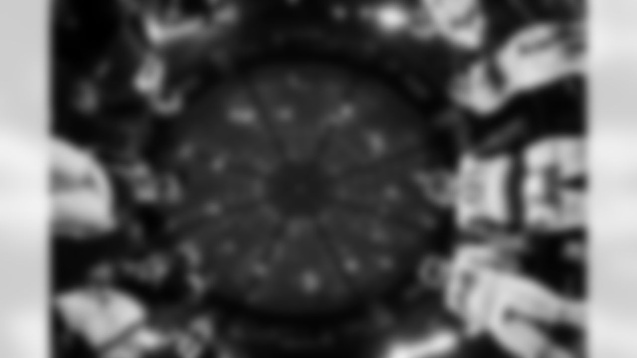 The Coin Toss before the Week 17 Game against the Los Angeles Rams at Mercedes-Benz Stadium in Atlanta, Georgia on Monday, December 29, 2025. (Photo by Jay Bendlin/Atlanta Falcons)