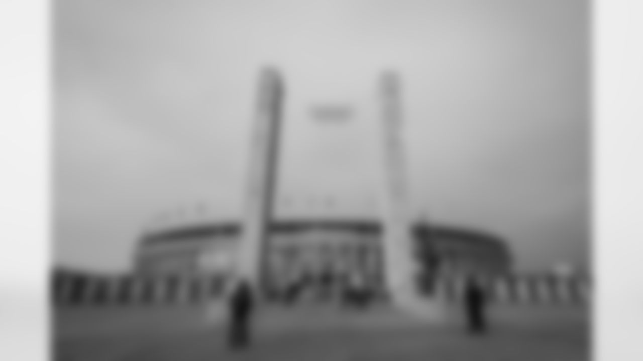 Scene Setters before the Week 10 Game against the Indianapolis Colts at Olympic Stadium in Berlin, Germany on Sunday, November 9, 2025. (Photo by Taylor McLaughlin/Atlanta Falcons)