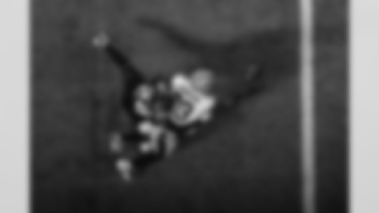 Atlanta Falcons cornerback A.J. Terrell Jr. #24 forces a fumble during the Week 18 Game against the New Orleans Saints at Mercedes-Benz Stadium in Atlanta, Georgia on Sunday, January 4, 2026. (Photo by Taylor McLaughlin/Atlanta Falcons)