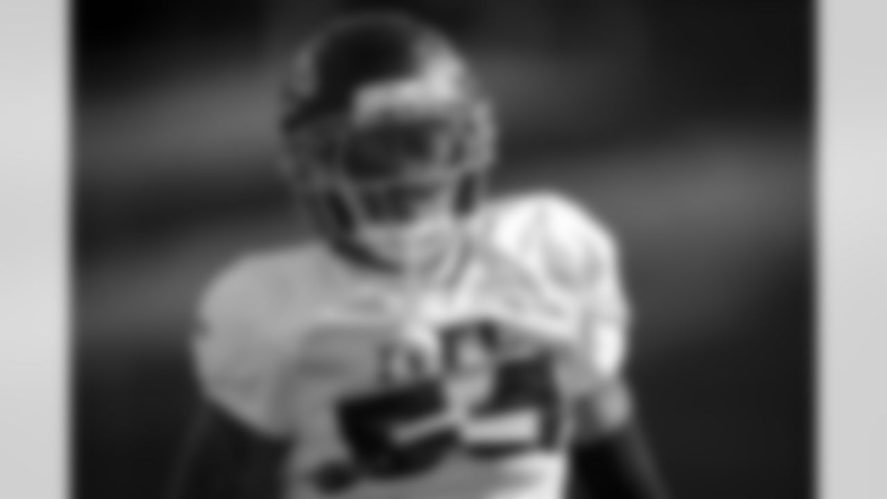 Atlanta Falcons cornerback A.J. Terrell Jr. #24 during practice at Atlanta Falcons Training Facility in Flowery Branch, Georgia, on Thursday, November 13, 2025. (Photo by Taylor McLaughlin/Atlanta Falcons)