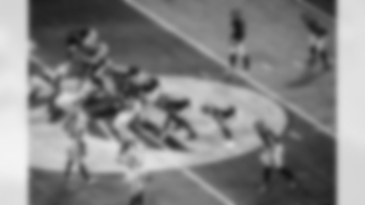 Atlanta Falcons quarterback Michael Penix Jr. #9 before the snap during the Week 6 Game against the Buffalo Bills at Mercedes-Benz Stadium in Atlanta, Georgia on Monday, October 13, 2025. (Photo by Kathryn Skeean/Atlanta Falcons)