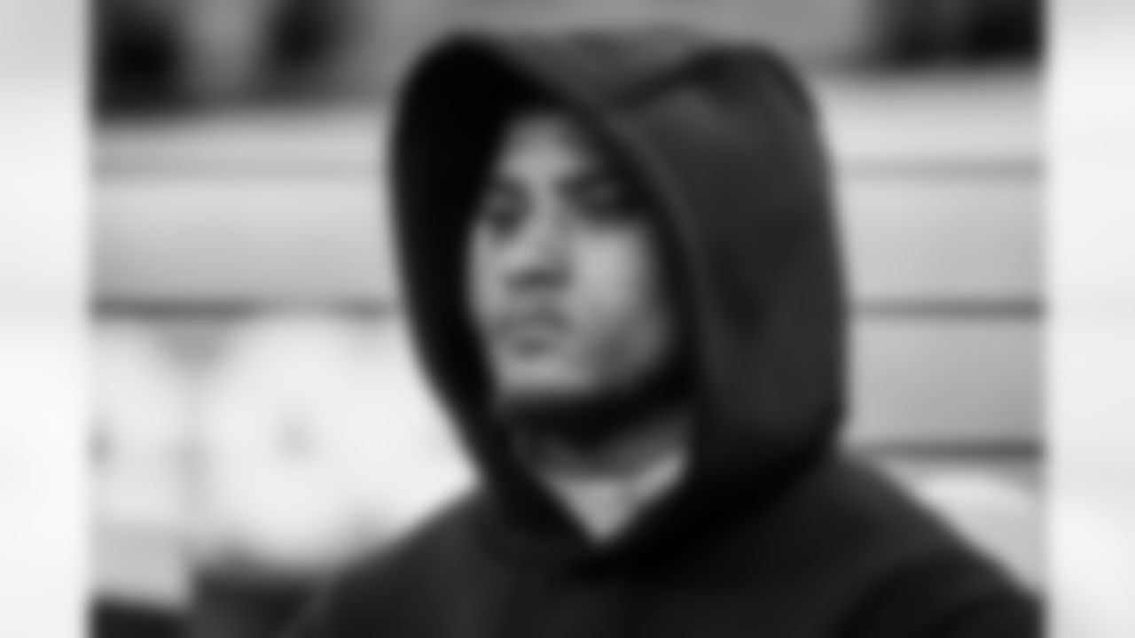 Atlanta Falcons safety Xavier Watts #31 warms up prior to the Week 13 Game against the New York Jets at Metlife Stadium in East Rutherford, New Jersey on Sunday, November 30, 2025. (Photo by Taylor McLaughlin/Atlanta Falcons)