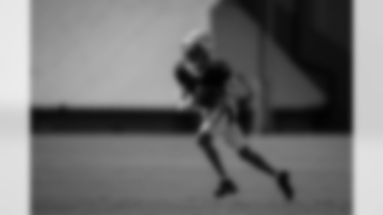 Atlanta Falcons wide receiver Darnell Mooney #1 during practice at Atlanta Falcons Training Facility in Flowery Branch, Georgia, on Thursday, November 13, 2025. (Photo by Taylor McLaughlin/Atlanta Falcons)