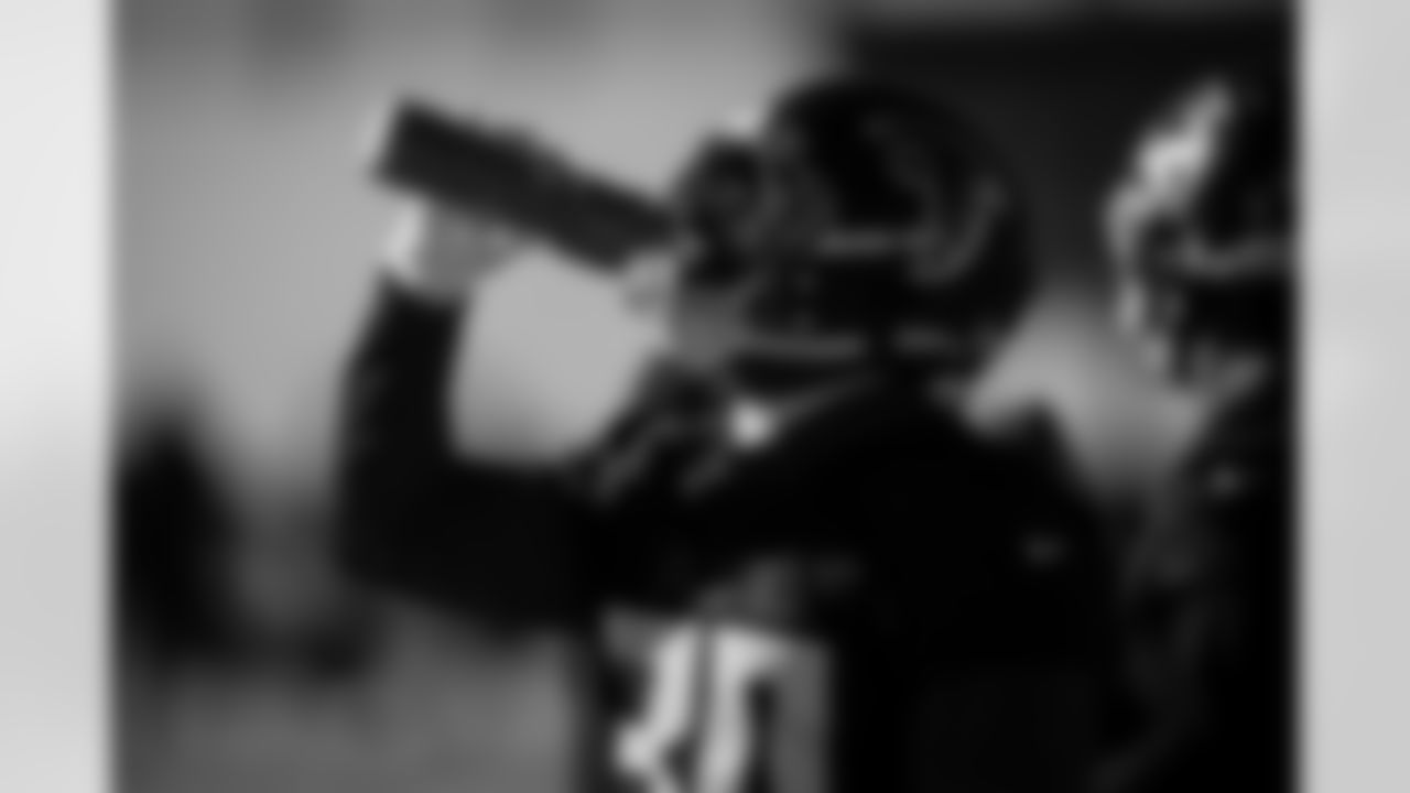 Atlanta Falcons running back Carlos Washington Jr. #26 during practice at Atlanta Falcons Training Facility in Flowery Branch, Georgia, on Thursday, January 1, 2026. (Photo by Jay Bendlin/Atlanta Falcons)