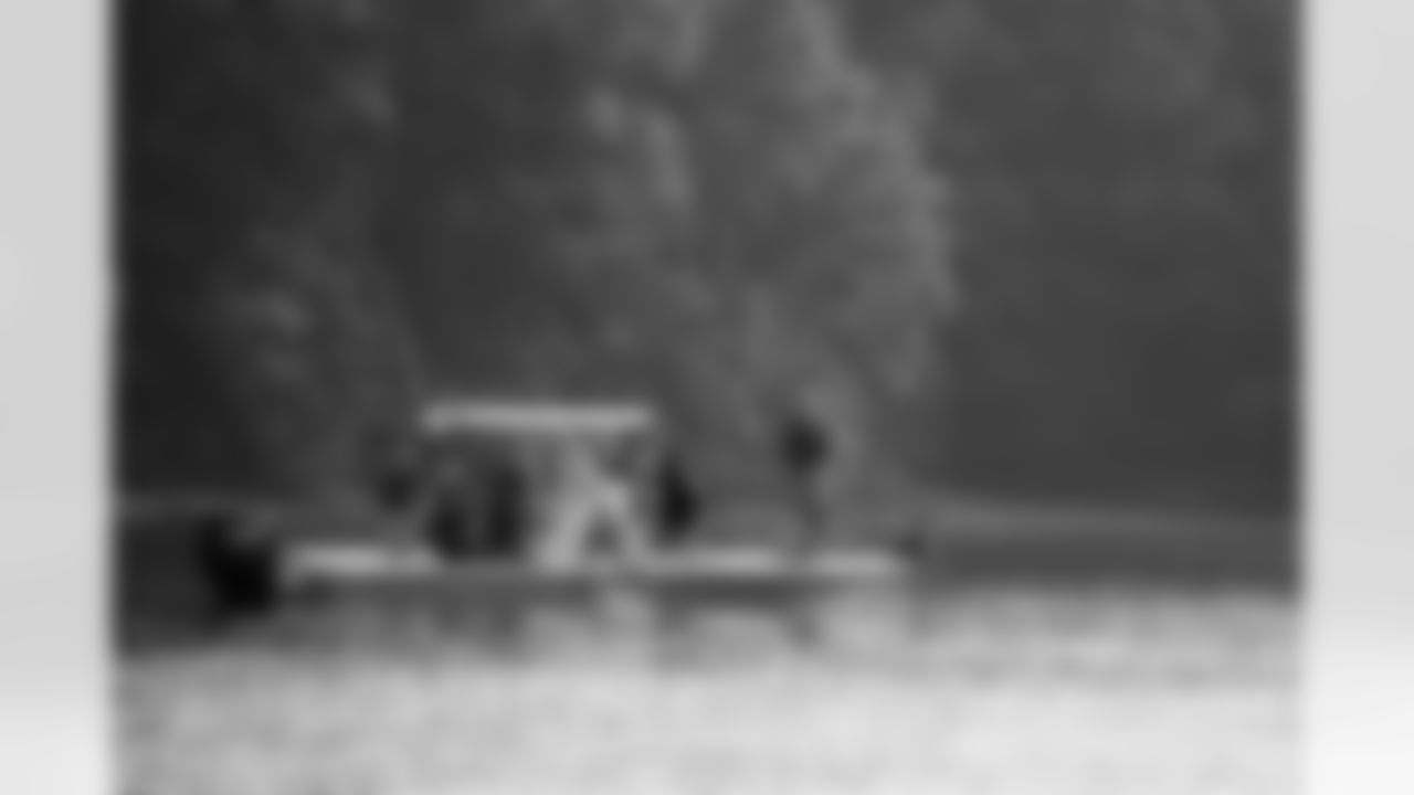 Scenes from Fishing With The Falcons at Lake Lanier and Pelican Pete's in Cumming, Ga. on Tuesday, September 24, 2024. (Steven Burroughs/Atlanta Falcons)