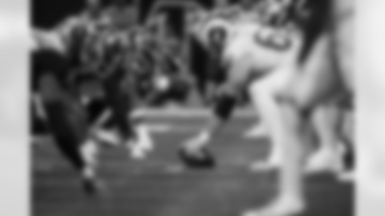 Atlanta Falcons edge rusher Leonard Floyd #56 during the Week 17 Game against the Los Angeles Rams at Mercedes-Benz Stadium in Atlanta, Georgia on Monday, December 29, 2025. (Photo by Jay Bendlin/Atlanta Falcons)