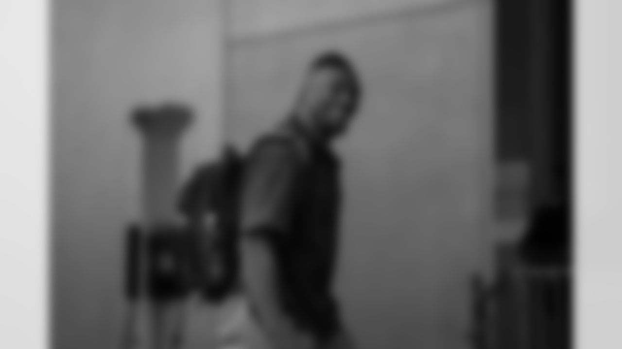 Atlanta Falcons running back Bijan Robinson #7 arrives before the Week 11 Game against the Carolina Panthers at Mercedes-Benz Stadium in Atlanta, Georgia on Sunday, November 16, 2025. (Photo by Jay Bendlin/Atlanta Falcons)