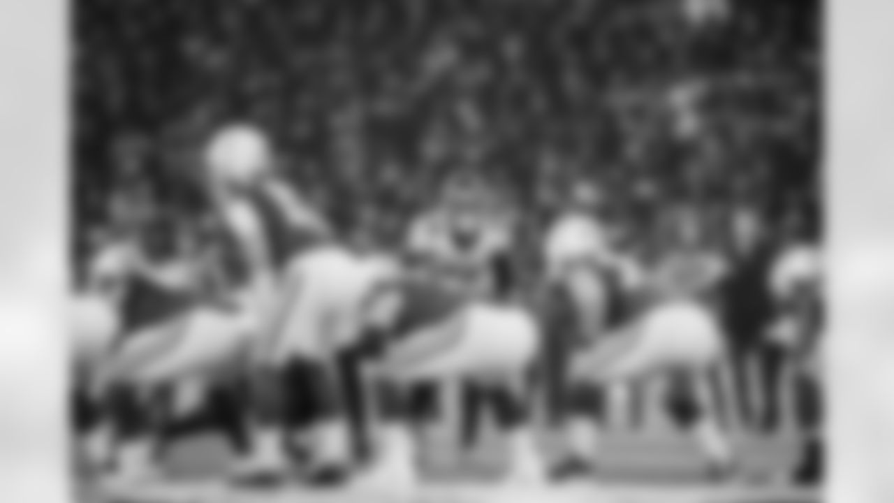 Atlanta Falcons cornerback A.J. Terrell Jr. #24 lines up during the Week 10 Game against the Indianapolis Colts at Olympic Stadium in Berlin, Germany on Sunday, November 9, 2025. (Photo by Jay Bendlin/Atlanta Falcons)