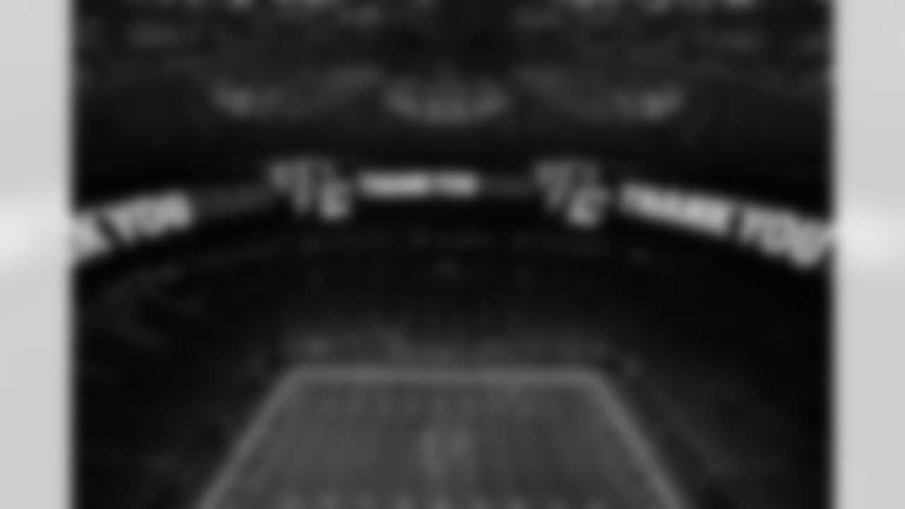 The Halo Board after the Week 18 Game against the Carolina Panthers at Mercedes-Benz Stadium in Atlanta, Georgia on Sunday, January 5, 2025. (Photo by Shanna Lockwood/Atlanta Falcons)