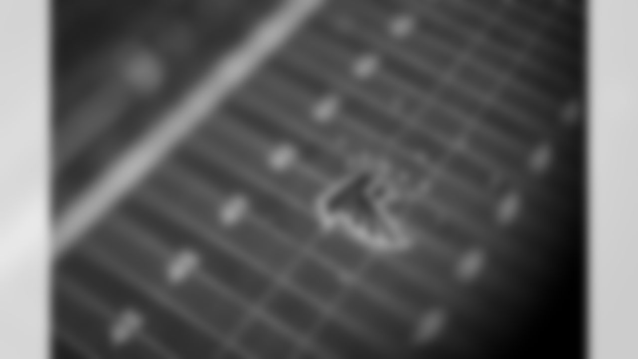 A general view from the roof before the Week 11 Game against the Carolina Panthers at Mercedes-Benz Stadium in Atlanta, Georgia on Sunday, November 16, 2025. (Photo by Brandon Magnus/Atlanta Falcons)