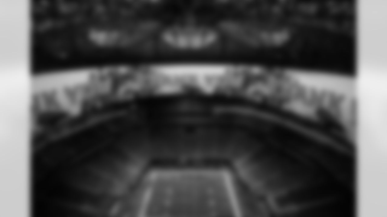 Thank You fans graphic from the roof after the Week 18 Game against the New Orleans Saints at Mercedes-Benz Stadium in Atlanta, Georgia on Sunday, January 4, 2026. (Photo by Taylor McLaughlin/Atlanta Falcons)