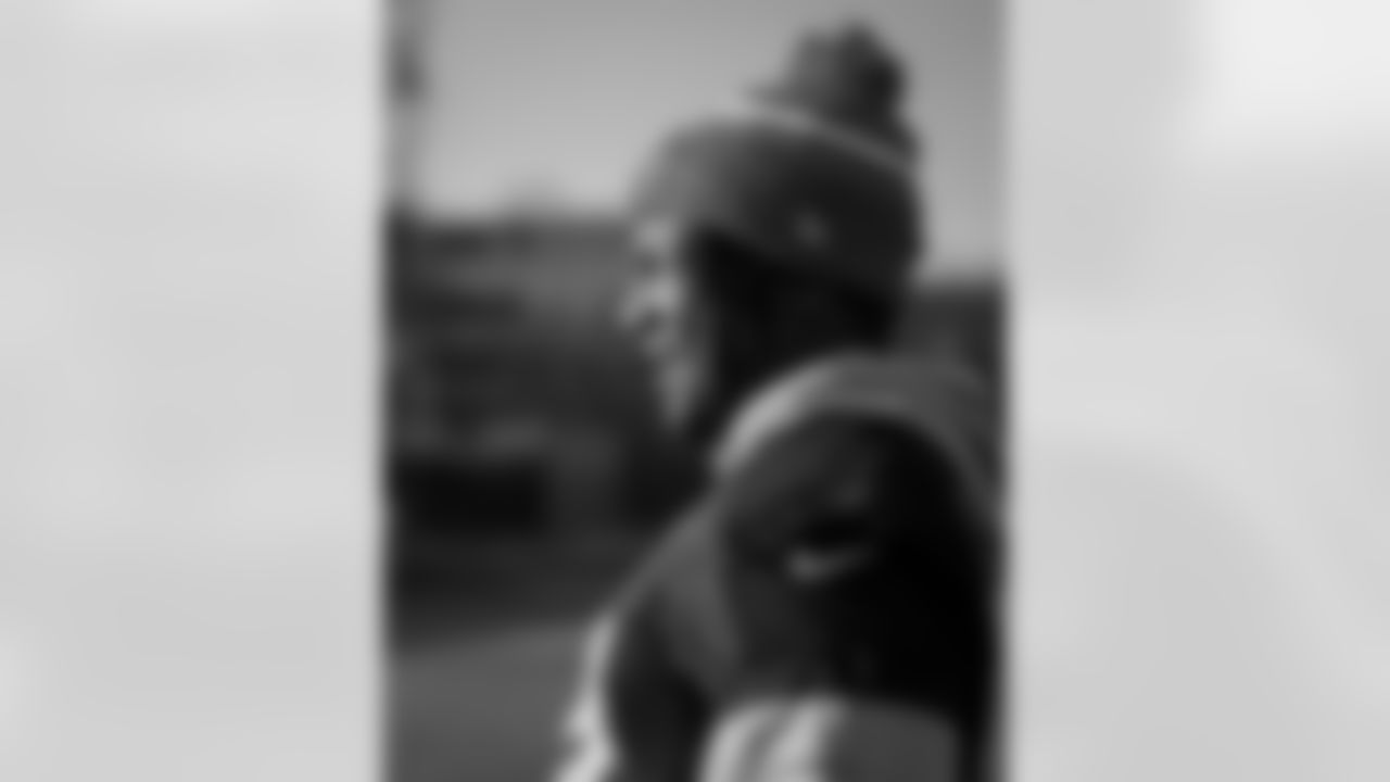 Atlanta Falcons defensive tackle Brandon Dorlus #54 during practice at the FC Union Berlin Training Facility in Berlin, Germany on Friday, November 7, 2025. (Photo by Brandon Magnus/Atlanta Falcons)