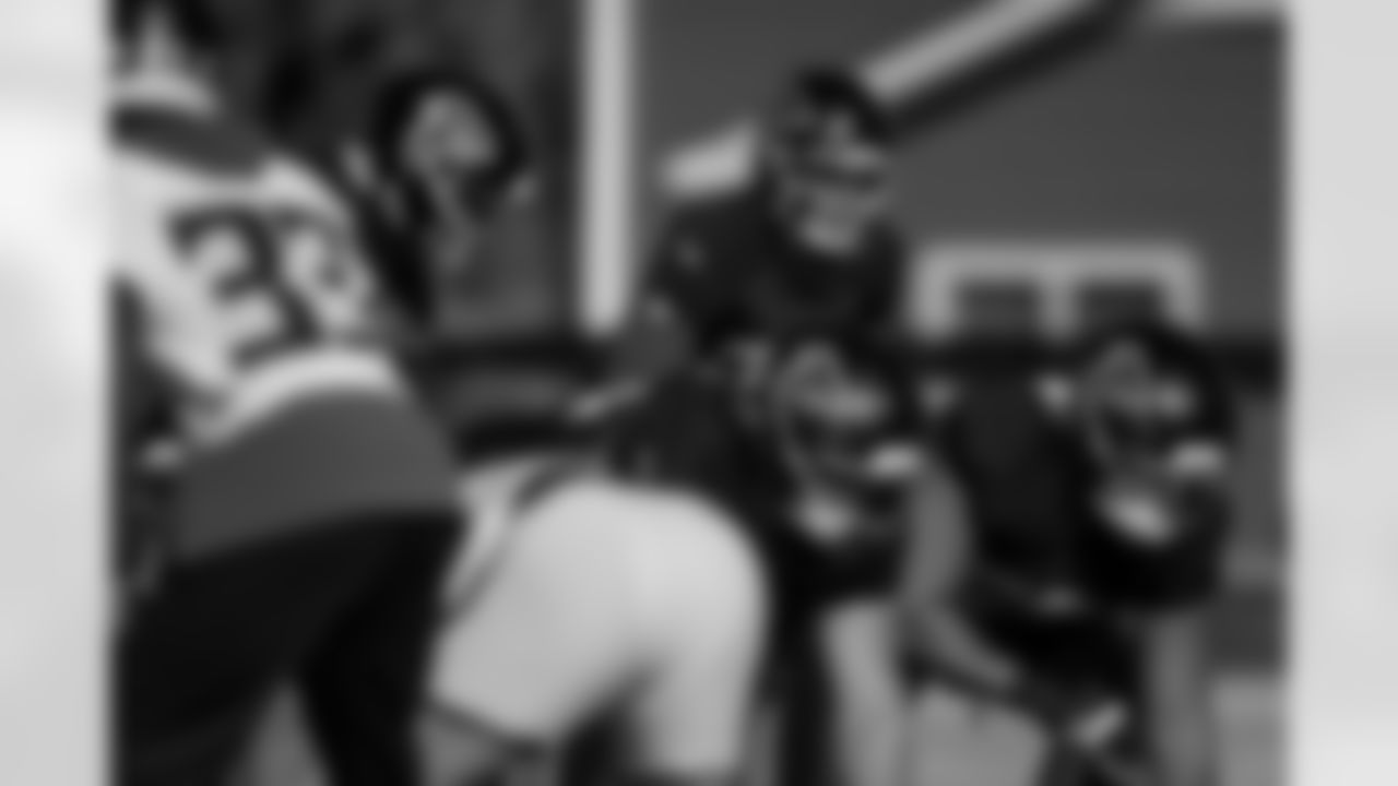 Atlanta Falcons running back Tyler Allgeier #25 during practice at Atlanta Falcons Training Facility in Flowery Branch, Georgia, on Thursday, January 1, 2026. (Photo by Taylor McLaughlin/Atlanta Falcons)