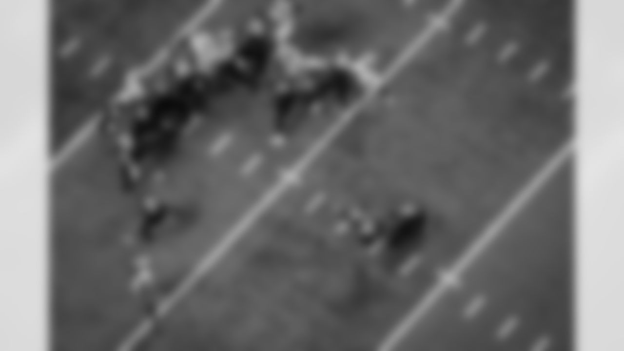 Atlanta Falcons kicker Zane Gonzalez #45 scores an extra point during the Week 18 Game against the New Orleans Saints at Mercedes-Benz Stadium in Atlanta, Georgia on Sunday, January 4, 2026. (Photo by Taylor McLaughlin/Atlanta Falcons)