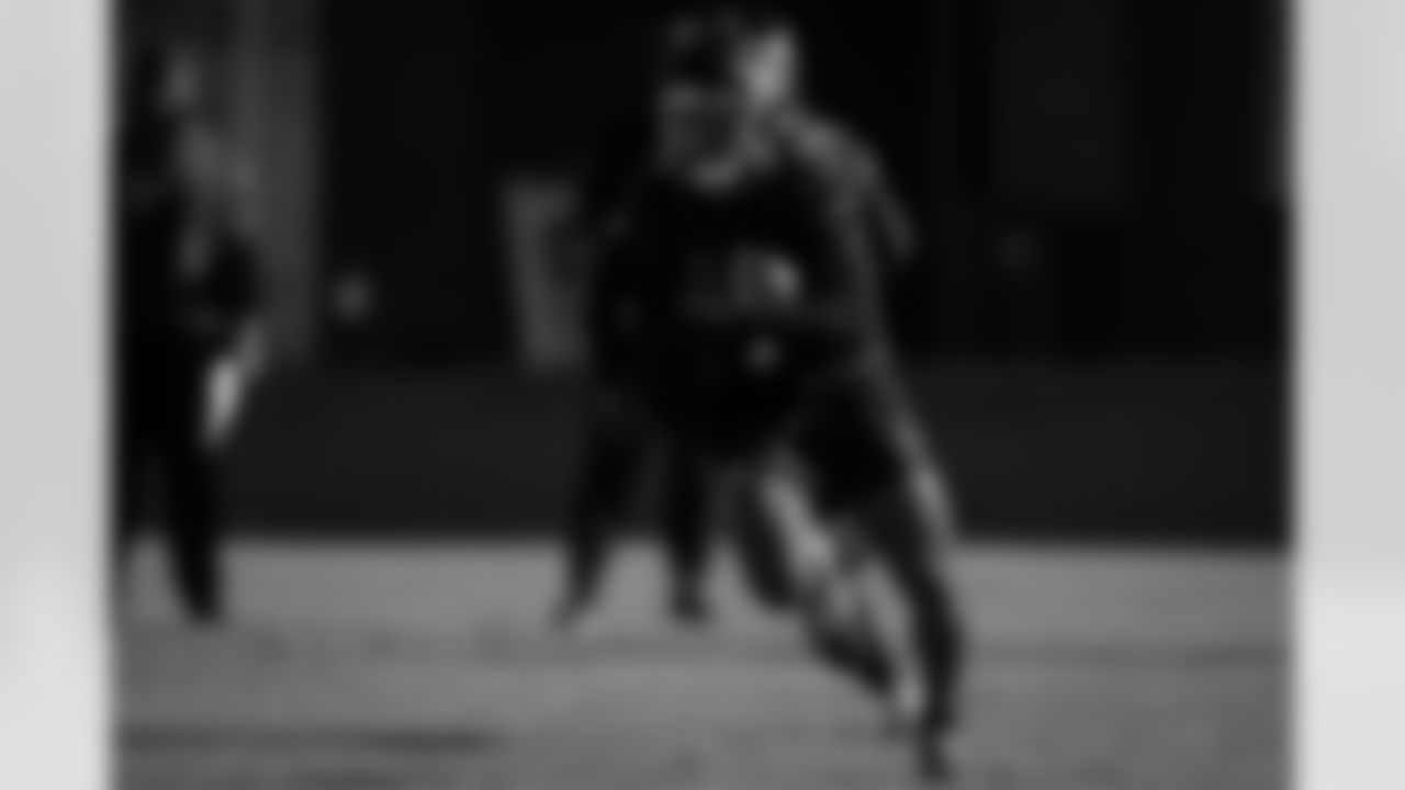 Atlanta Falcons running back Bijan Robinson #7 during practice at Atlanta Falcons Training Facility in Flowery Branch, Georgia, on Thursday, January 1, 2026. (Photo by Taylor McLaughlin/Atlanta Falcons)