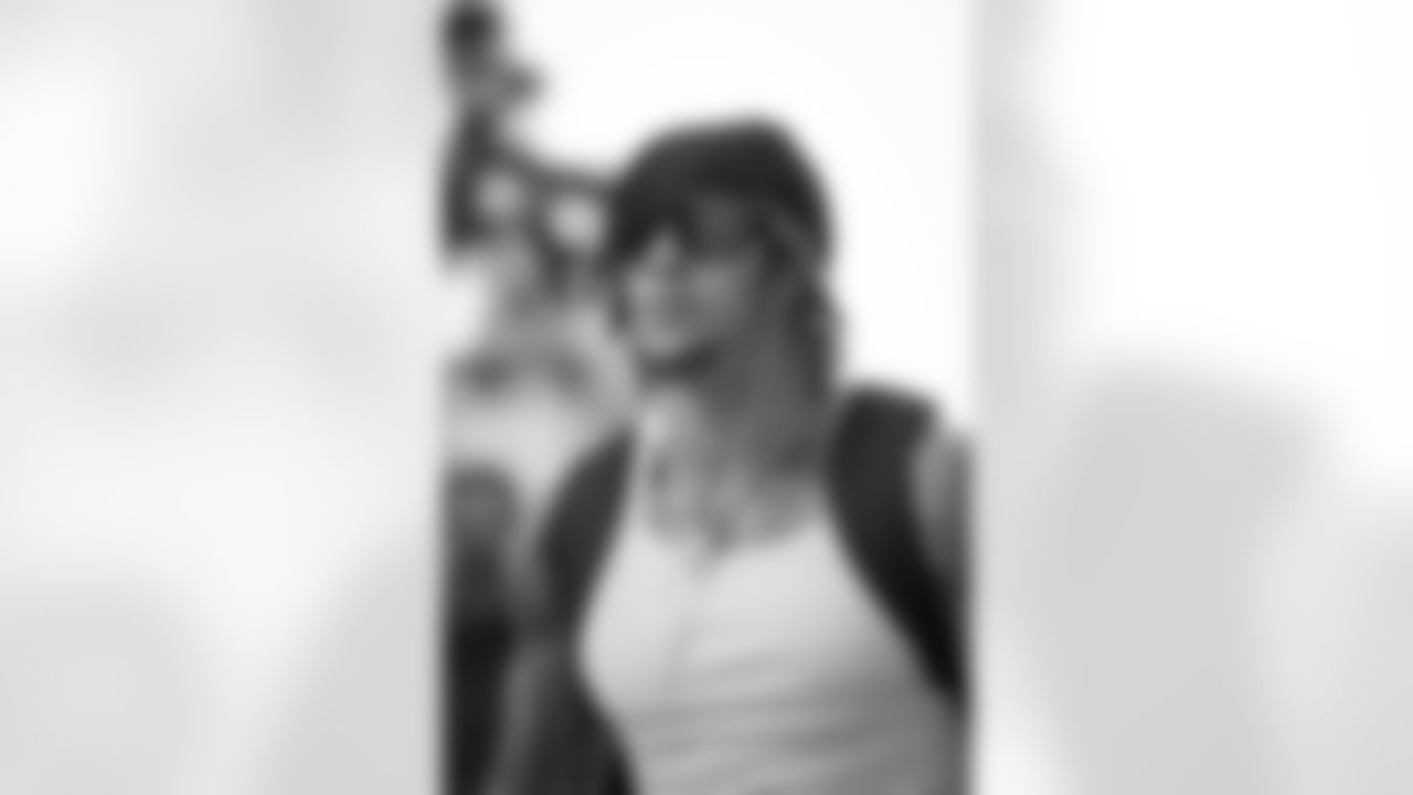 Atlanta Falcons defensive back Billy Bowman Jr. #33 arrives before the Preseason Game against the Tennessee Titans at Mercedes-Benz Stadium in Atlanta, Georgia on Friday, August 15, 2025. (Photo by Taylor McLaughlin/Atlanta Falcons)