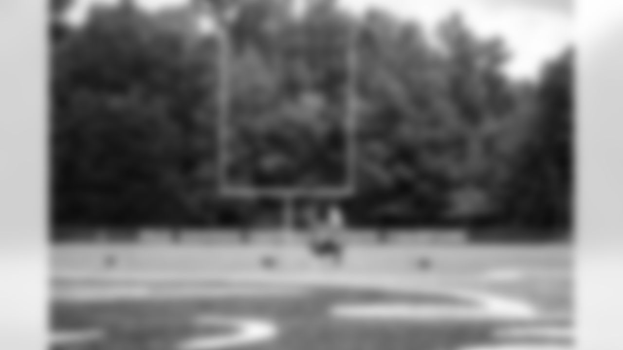 Scenes from Atlanta Falcons Girls Flag Football Clinic and Coaches Seminar at Norcross High School in Norcross, Ga. on Saturday, June 22, 2024. (Steven Burroughs/Atlanta Falcons)