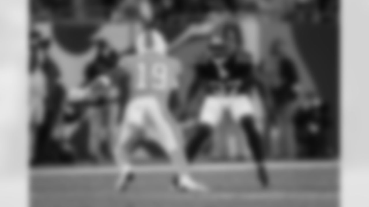 Atlanta Falcons cornerback Cobee Bryant #37 during the Week 15 Game against the Tampa Bay Buccaneers at Raymond James Stadium in Tampa, Florida on Thursday, December 11, 2025. (Photo by Jay Bendlin/Atlanta Falcons)